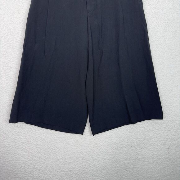 Valentino Spa Red Valentino Capri Pants Wide Leg  Sz 42 /6 US Black Quiet Luxury - Picture 3 of 16